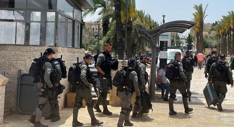 Des soldats israéliens patrouillant à Jerusalem-est (photo d'archives). 